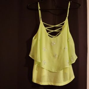 Neon Yellow Cami